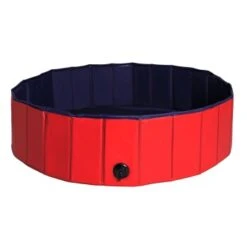 Lionto 120 Cm Hundepool Mit Ablassventil - Faltbar