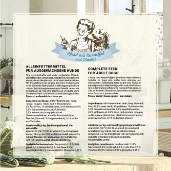 Betty's Landhausküche Pferd & Kartoffel & Distelöl 6 X 200g Für Hund 6 Betty's Landhausküche Pferd & Kartoffel & Distelöl 6 X 200g Für Hund – Bild 6