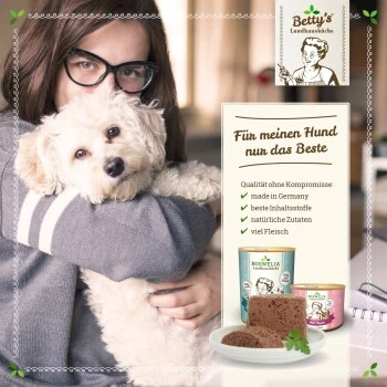Betty's Landhausküche Mit Rentier & Kartoffel 6 X 400g Für Hund 4 Betty's Landhausküche Mit Rentier & Kartoffel 6 X 400g Für Hund – Bild 4