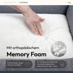 Freudentier Orthopädisches Hundebett Mit Memory Foam, Edel Gesteppt M -Ruffweal Verkaufe 6f916d30935d45e35625f1002badae4006b11602 1676841 de DE 901d17cffe156878b4de74ee1ac8a7fed656dd6eIs5stV