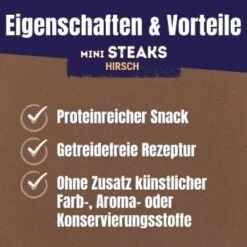 Adventuros Mini Steaks Hirsch 7x70g -Ruffweal Verkaufe 87158d9a9e4085d4f7297764621bbacba65cad97 2457b670d47b5f67e6ae256c6b99852fc752cd78