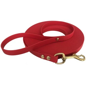 Bio-leine 25-35 Kg Schleppleine Biothane Rot 3 M 1 Bio-leine 25-35 Kg Schleppleine Biothane Rot 3 M
