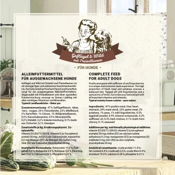 Betty's Landhausküche Wild & Geflügel 6 X 400g Für Hund 5 Betty's Landhausküche Wild & Geflügel 6 X 400g Für Hund – Bild 5