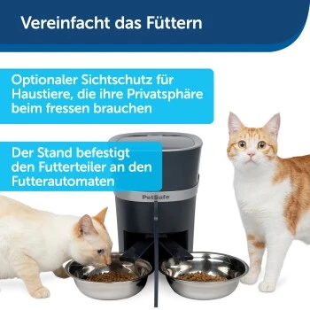 PetSafe Futterteiler Mit Schüssel Für 2 Haustiere 5 PetSafe Futterteiler Mit Schüssel Für 2 Haustiere – Bild 5