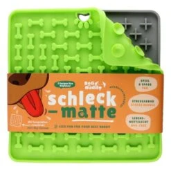 BeG Buddy [2-er] Leckmatte Für Hunde / Katzen, Schleckmatte Mit Saugnäpfen