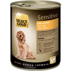 SELECT GOLD Sensitive Junior Huhn & Reis 6x800 G