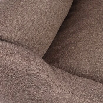 Knuffelwuff Hundebett Lotte Aus Velours Mit Feinem Handwebcharakter Braun/ Grau M-L 2 Knuffelwuff Hundebett Lotte Aus Velours Mit Feinem Handwebcharakter Braun/ Grau M-L – Bild 2