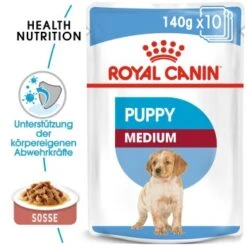 ROYAL CANIN Medium Puppy 10x140g -Ruffweal Verkaufe e655a9da4b06de9fc45baeda581687bbbaa14a21 e7e2fef8a6811cb40f37a845aaae6f145f159947